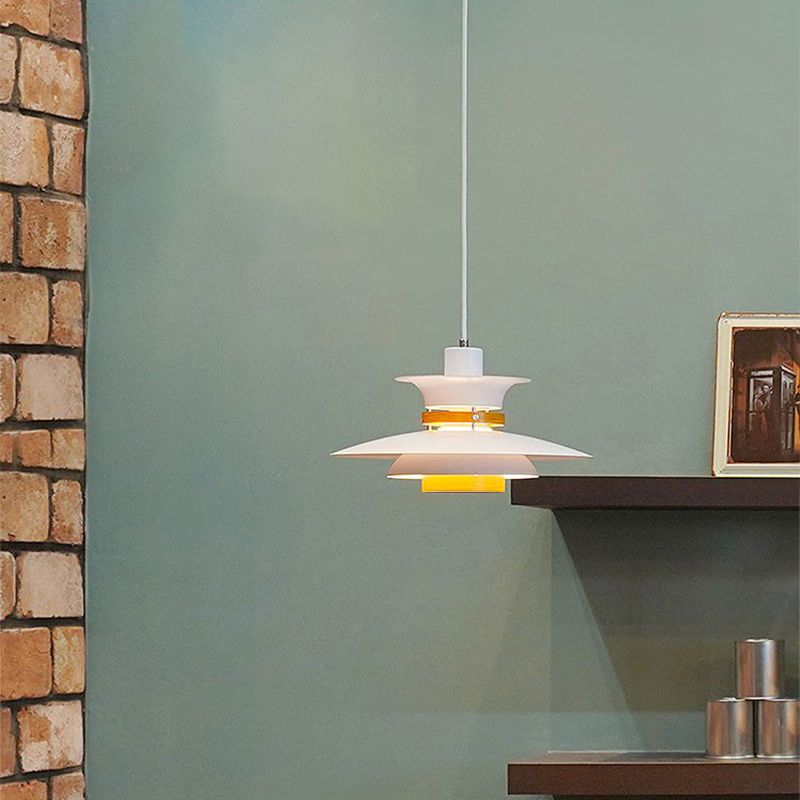 Shade Hanging Lights MODERNE MODERNE MODERNE 1 Light Hanging Mount Mount avec bois pour le chevet