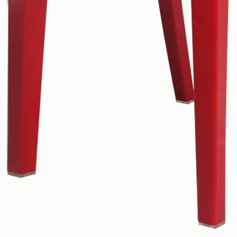 Scandinavian Winehouse Plastic Side Chair Transparent Open Dining Chair (Set of 4)