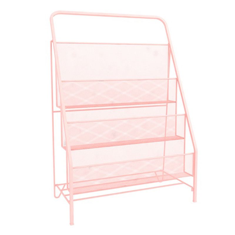 Scandinavian Shelf Bookcase Metal Etagere Bookshelf with Shelves