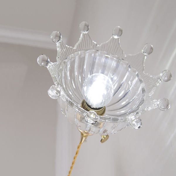 Industrial Style Geometric Wall Lamp Light Glass 1 Light Wall Mounted Lighting in Gold