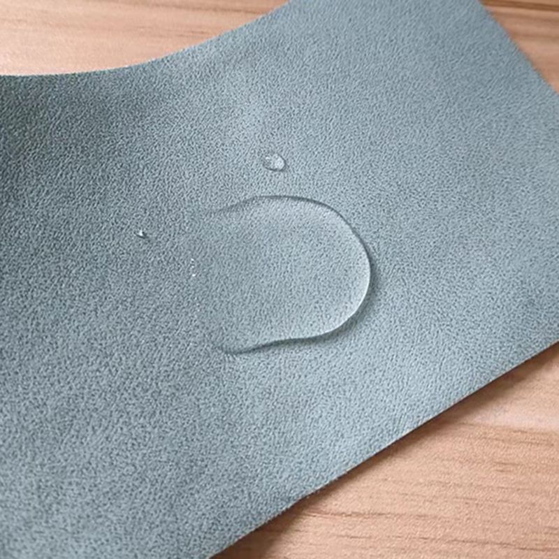 21.65" W x 27.55" H Faux Leather Recessed Arm Sofa Contemporary Stain Resistant Sofa