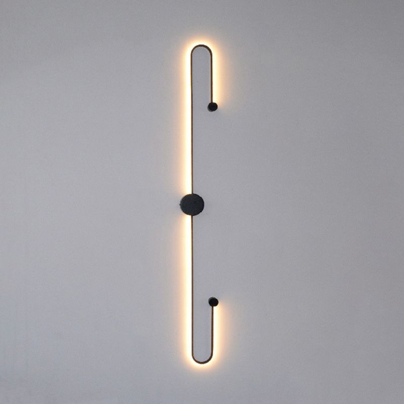 2-Light Linear Wall Mount Light Modern Metal Wall Mount Light Fixtures
