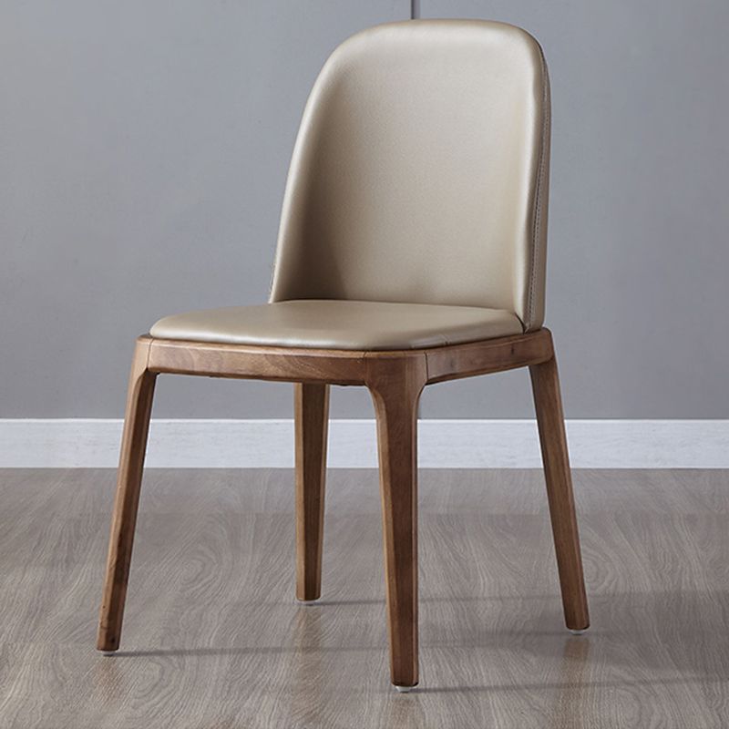 Ensemble de chaises en bois pour salle à manger et cuisine scandinave Glam, ensemble de chaises d'appoint à dossier solide