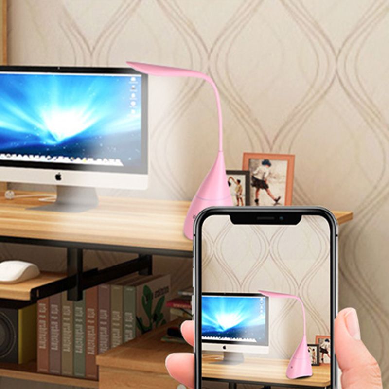 Lumière de table moderne avec interrupteur tactile en plastique 1 lampe de table légère