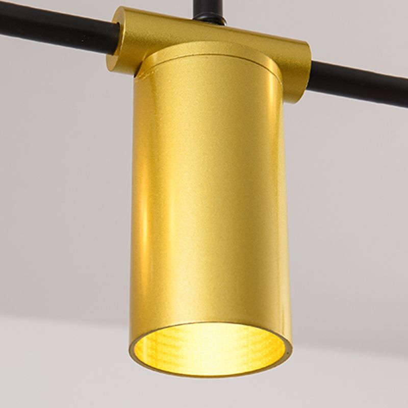 Moderner Stil sphärischer Anhänger Lichter Metall 7 hängende Anhängerleuchten