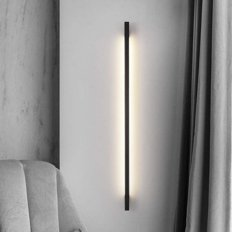 Modern Style Linear LED Wall Light Sconce with Acrylic Shade for Washroom