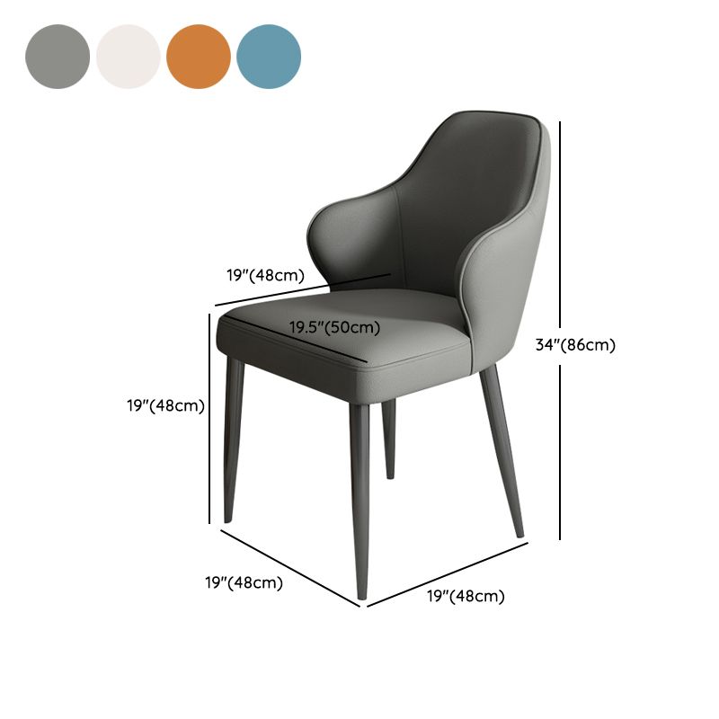 Modern Armrest Backrest Cushion Chair with Metal Legs for Hotel