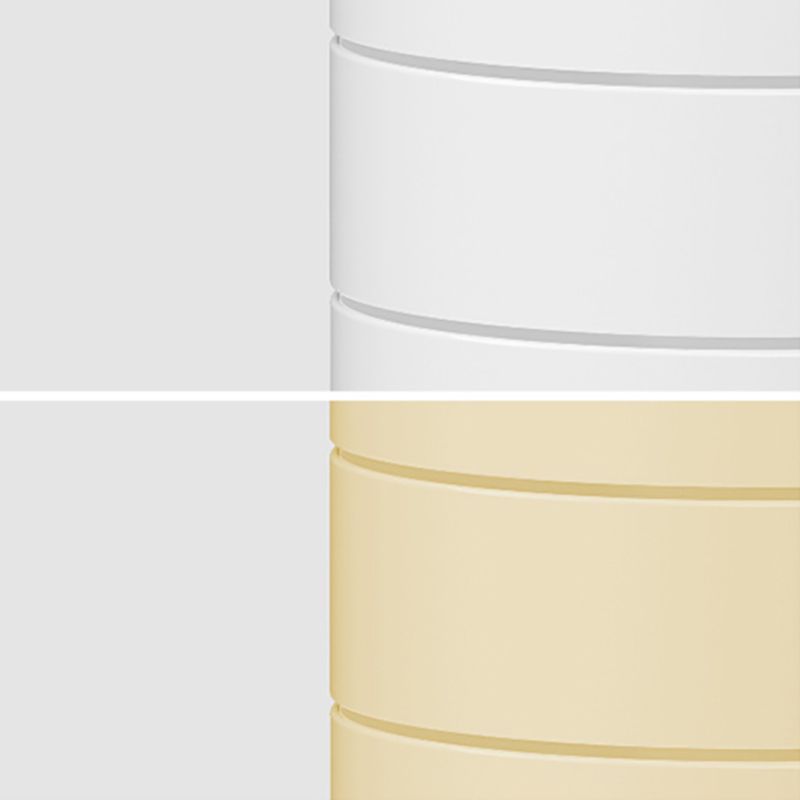 Modern Acrylic Nightstand Multi-level Storage Accent Table Nightstand for Living Room