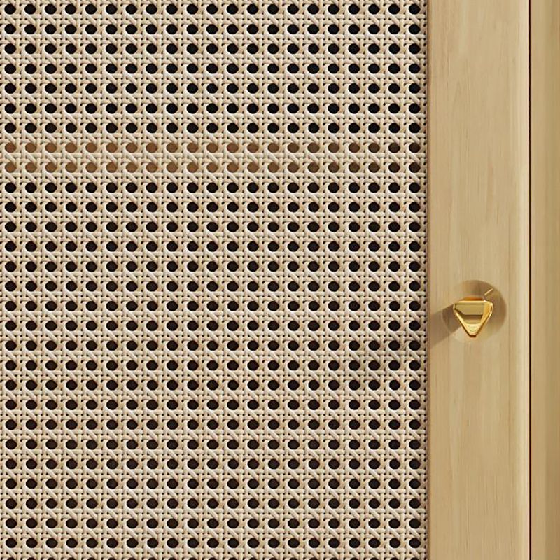 42.51" Tall 2 - Drawer Accent Cabinet Modern 3 - Door Cabinet