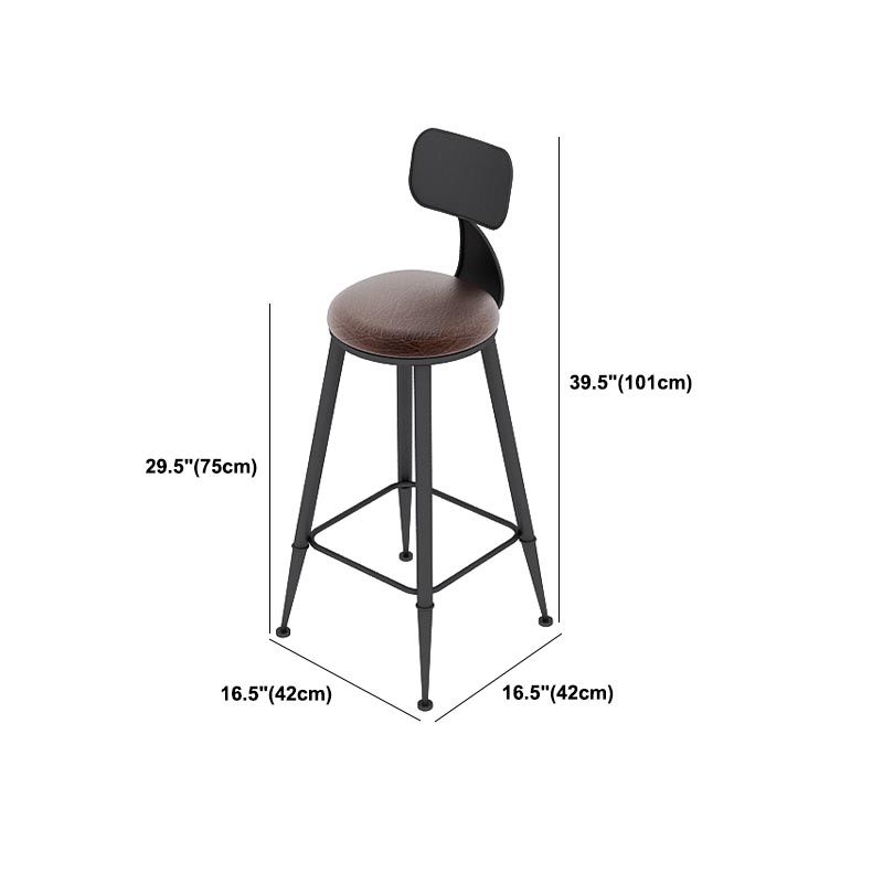 Industrial Solid Wood Bar Table Set 1/2/3/7 Pieces Counter Table with Upholstered Stools