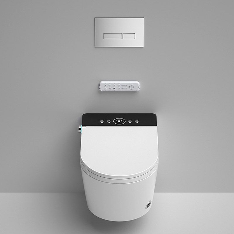 Modern 1-Piece Toilet Bowl In-Wall Urine Toilet with Seat for Washroom