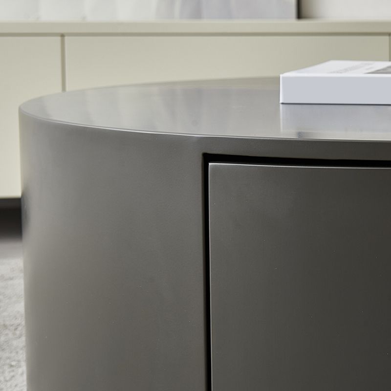 Wood Coffee Cocktail Table with Tray Top Abstract Coffee or End Table with Storage