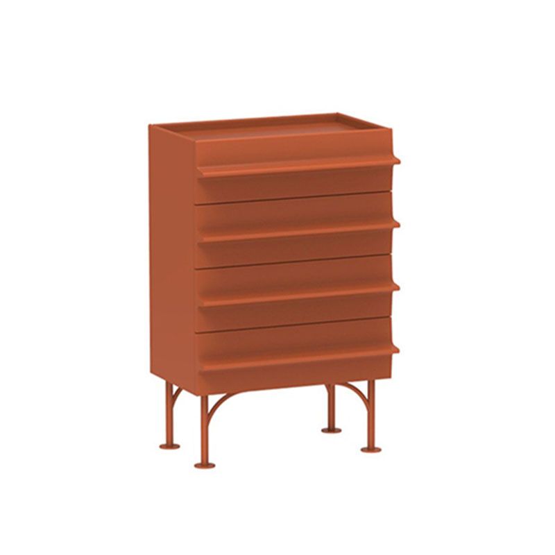 Contemporary Vertical Storage Chest Wood Storage Dresser with 4 Drawers for Home