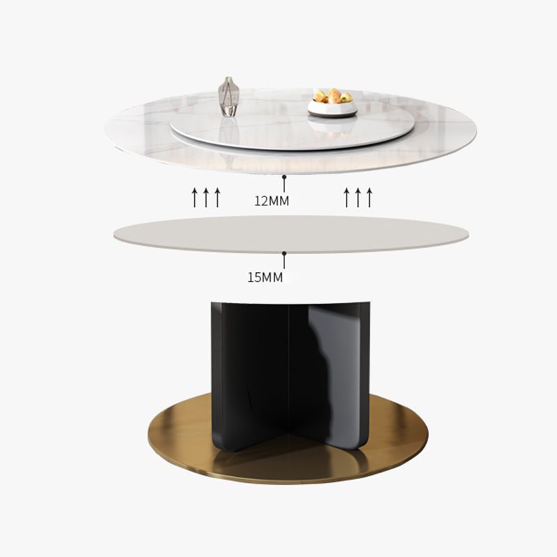 Contemporary 1/4/8/11 Pieces Furniture Round Stone Dining Set for Home