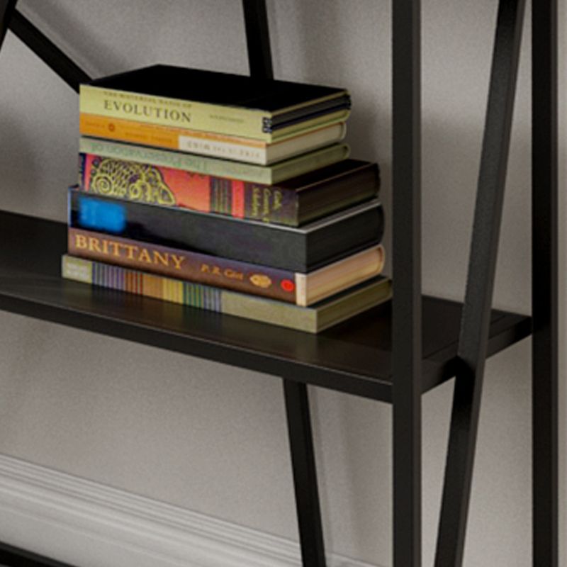 Open Metal Etagere Bookcase Contemporary Rectangular Shelf Bookcase