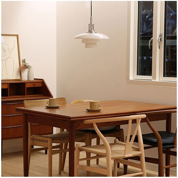 Assayeur d'éclairage pendentif en verre blanc léger en verre blanc clair