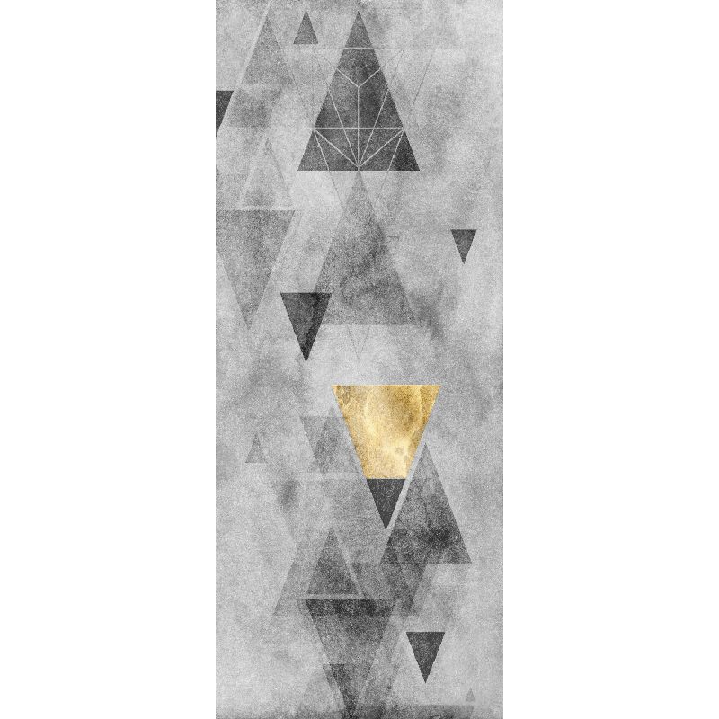 Contemporary Bedroom Rug Multi-Color Geometric Area Carpet Non-Slip Backing Pet Friendly Area Rug