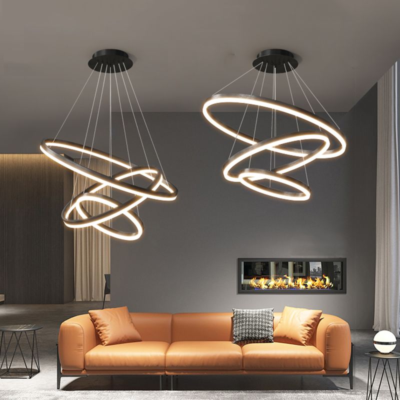 Apparecchi a soffitto in metallo nero Minimalismo Minimalismo LED ALIMENTI A TERIME