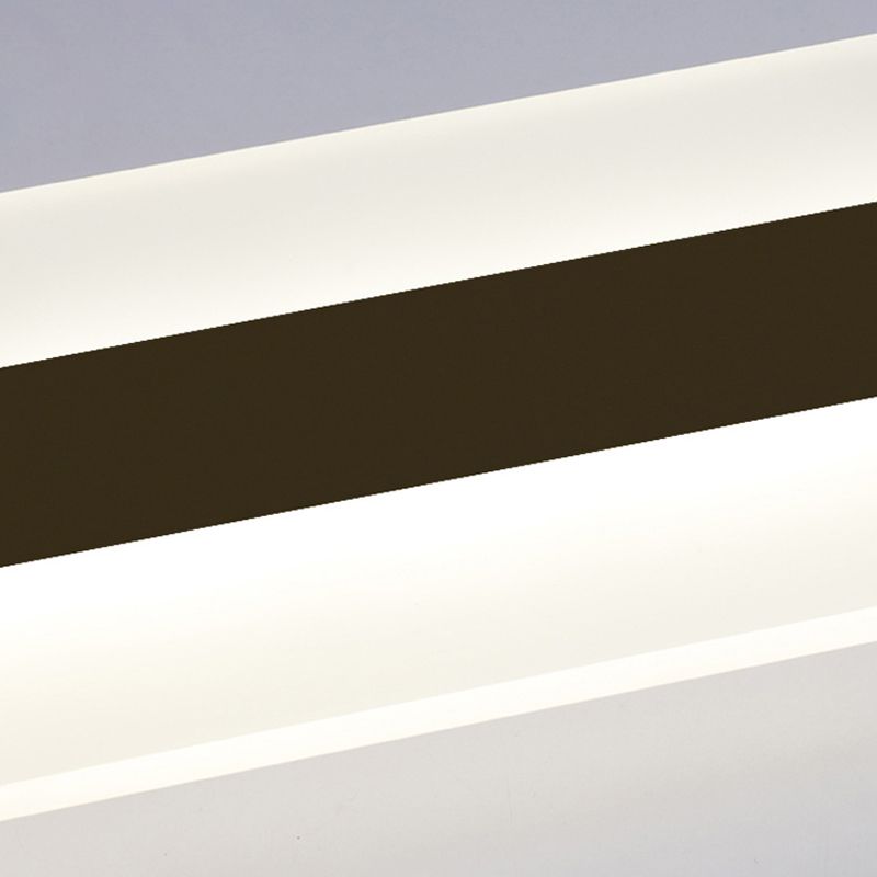 Linear Shape Wall Lighting Modern Style Metal 1 Light Sconce Lamp for Outdoor