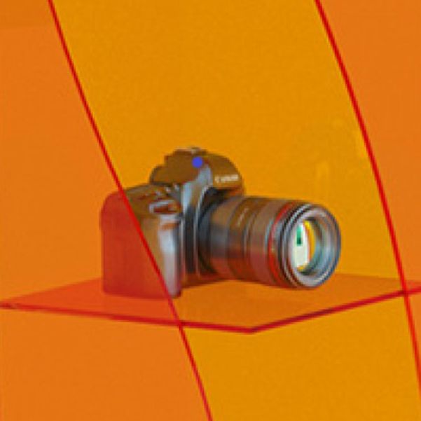 Modern Style Closed Back Bookshelf Vertical Acrylic Bookcase