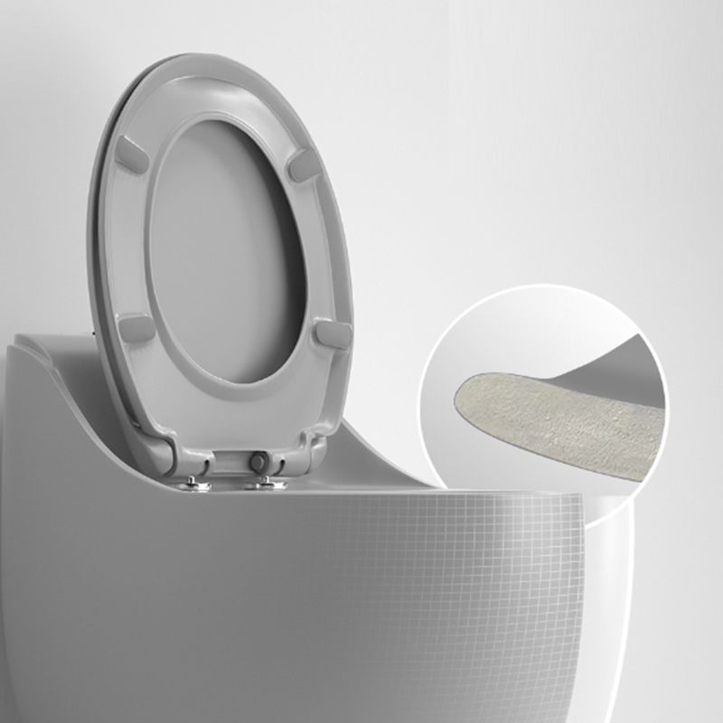 Contemporary Floor Mounted Flush Toilet Seat Included Urine Toilet for Bathroom