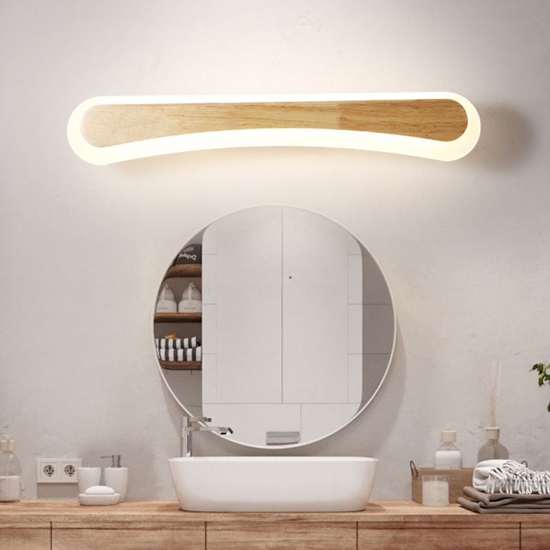 Luz de tocador de tocador de baño moderno LED LED LIGHTURES ACRYLIC SHADE