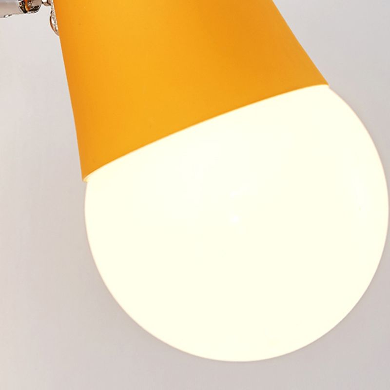 Unique Shape Wall Lighting Modern Style Metal 1 Light Sconce Lamp for Bedroom