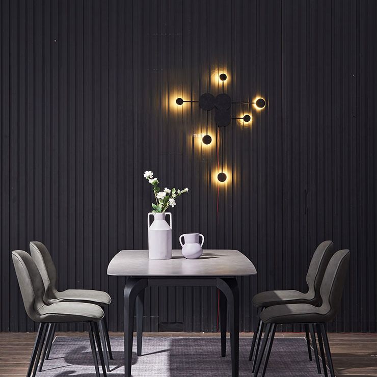 1/2/5/7 Pieces Dining Chairs Set Contemporary Rectangle Dining Table Set