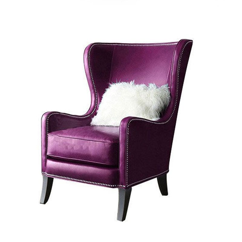 Faux Leather Chair31.4" L x 33.4W x  43.3" H Armchai Chair for Living Room