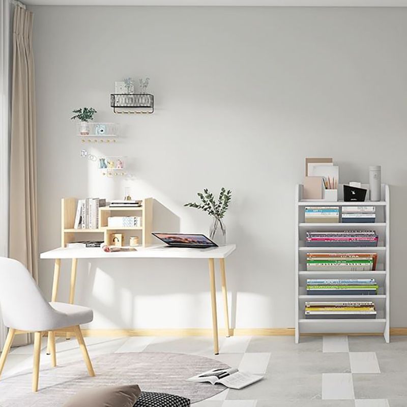 Libreria in legno fabbricato libreria verticale per classe, 15 "l x 3,9" w x 27,6 "h