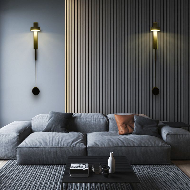 Runde 1 Lichtwandbeleuchtung moderne Metallwandleuchten mit Metallwandleuchten