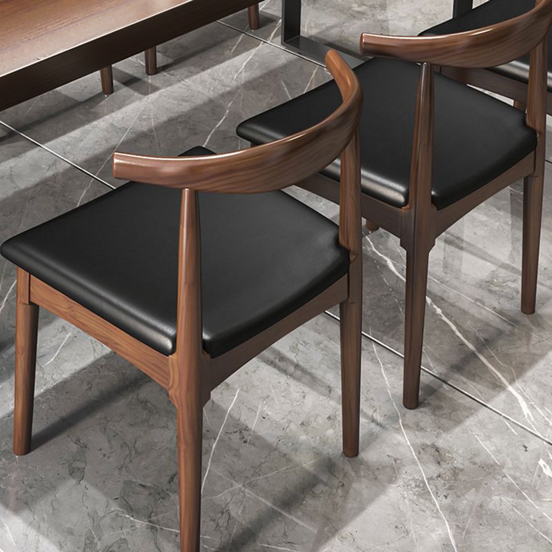 Brown Solid Wood Industrial Dining Table Set 1/2/5/7 Pcs Dinette Set for Home