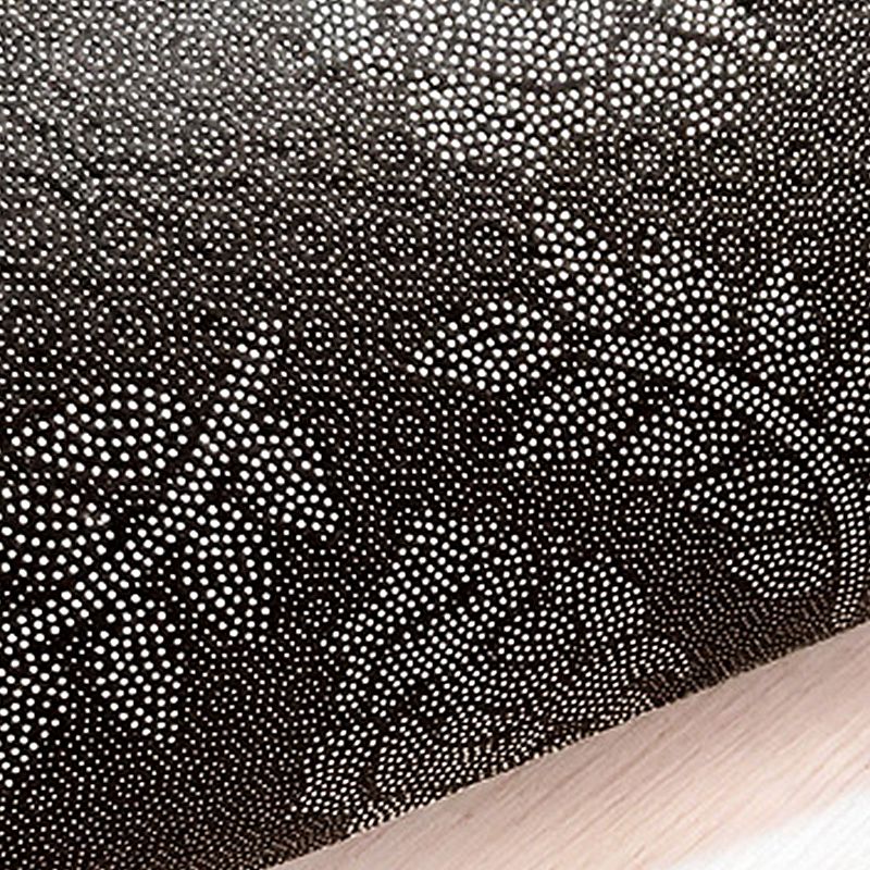 Zwart gestreepte tapijten Polyester Modern Rug Stain Resistant Rug voor woonkamer