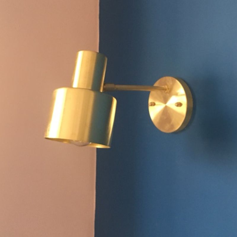 Cylinderical Wall Light Sconce Nordic Luxury Style 1 Light Sconces