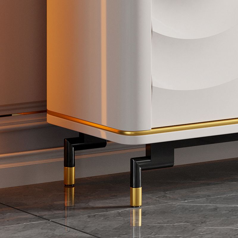 Modern and Contemporary Credenza Stone Dining Buffet with Cabinets