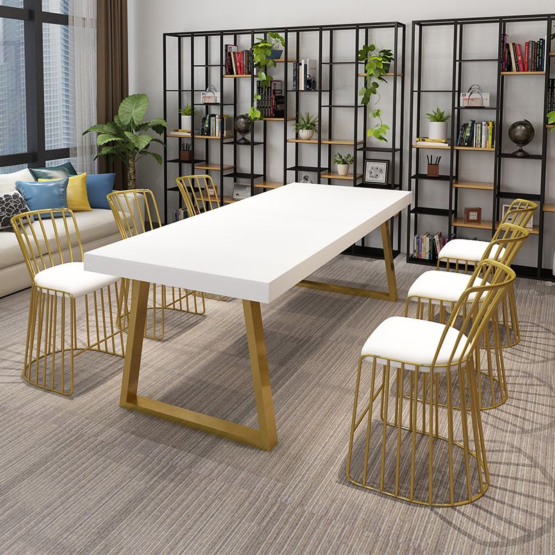 Rectangle Dining Site Table Traditional Luxury Dinette Table with Pine Solid Wood