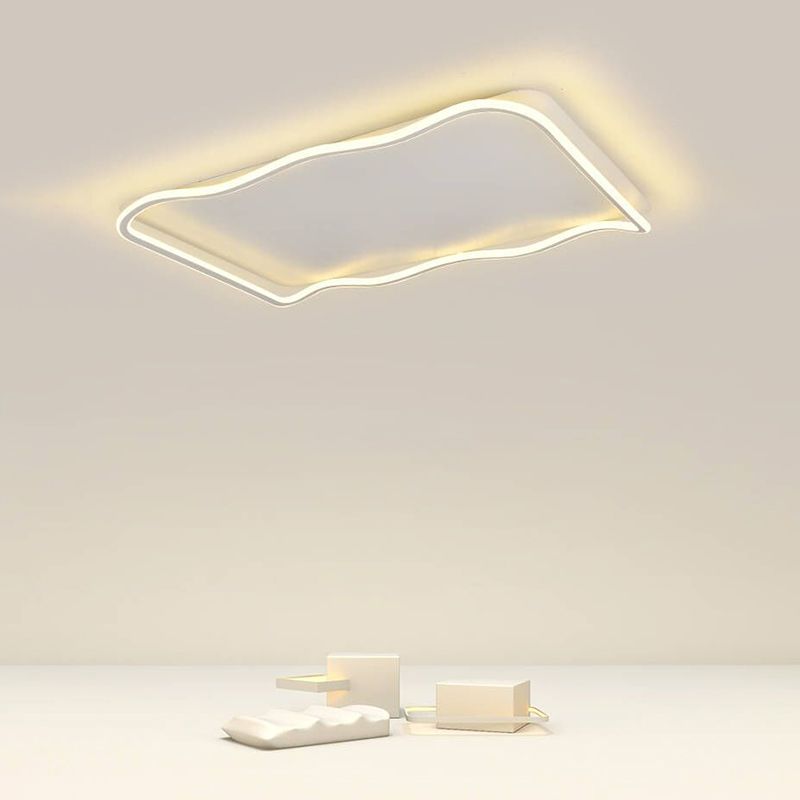 1-Licht geometrische moderne Flush-Leuchte LED Metall Deckenleuchte für Schlafzimmer