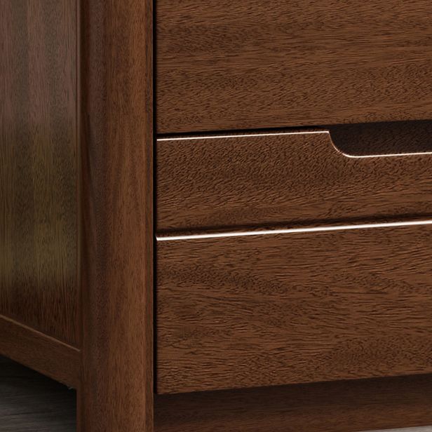 15.6-inch Width Storage Chest Solid Wood Contemporary Dresser