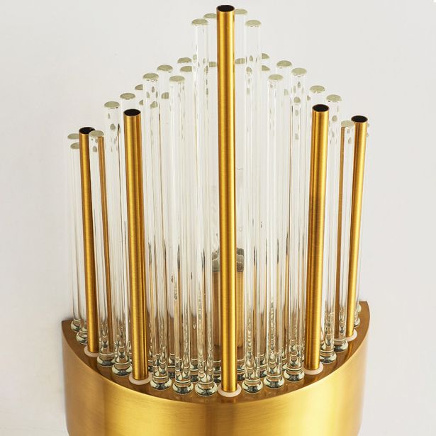 Moderne Röhrchen Wandmontierte Leuchte Glas 3 Lichter Wandleuchte Armaturen