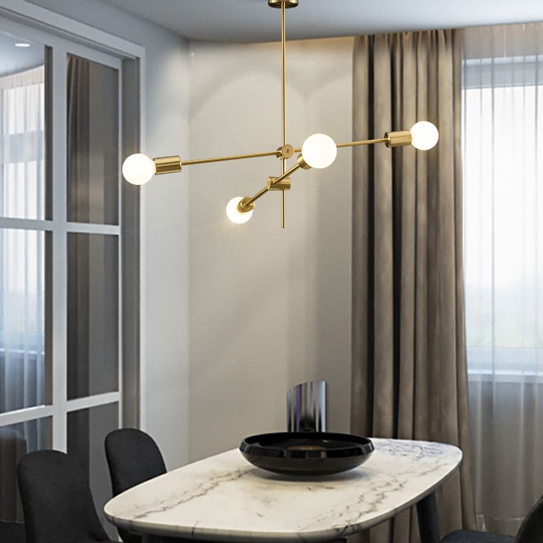 Metal Antique Antique Posting Lighting Accesors Sputnik Sphere Luces colgantes para sala de estar