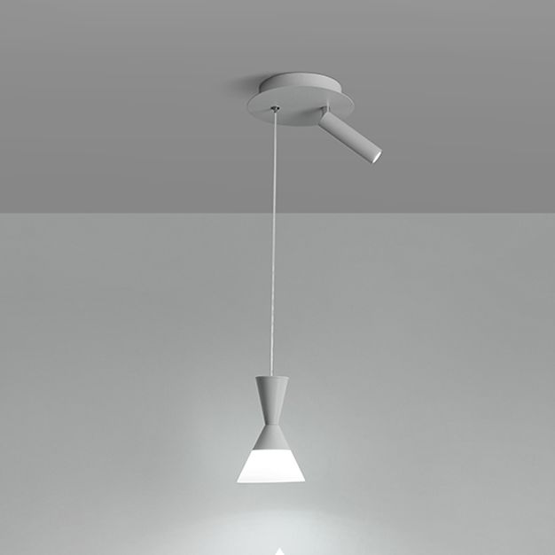 Éclairage nordique de petit pendentif blanc