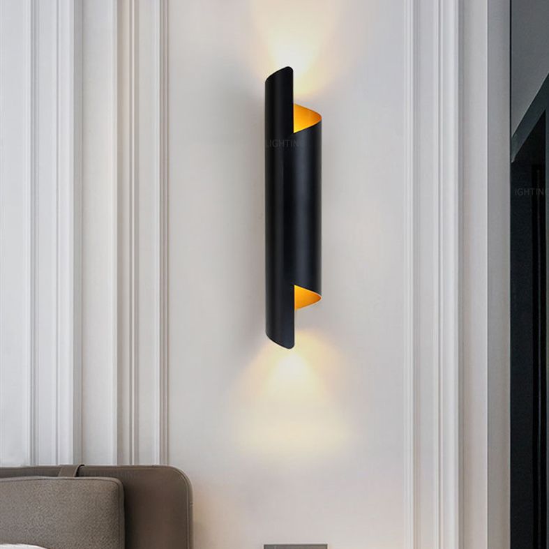 Gewikkelde muurverlichting armatuur eigentijdse stijl metalen wand gemonteerd verlichtingsarmatuur