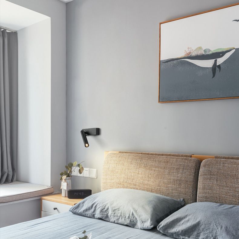 1 Light Wall Lighting Fixtures Minimalistic Wall Mounted Light Fixture for Bedside