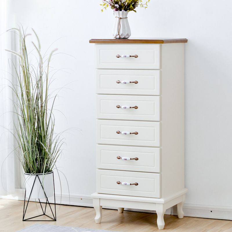 15.74" Wide Accent Chest with Drawers Solid Wood Chest with Cabriole Legs