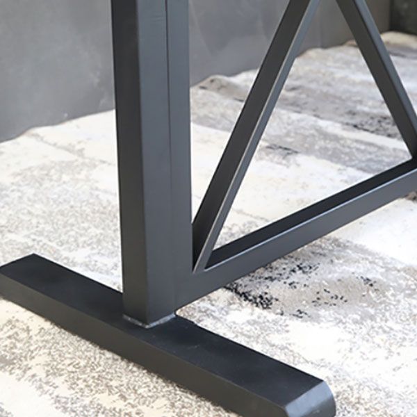 Industrial Bar Table Set 1/5 Pieces Rectangle Pine Wood Counter Table with Stools for Bar