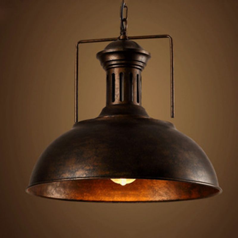 Copertura metallica a sospensione Light Antique Antique Atmy Restaugaping Lampone