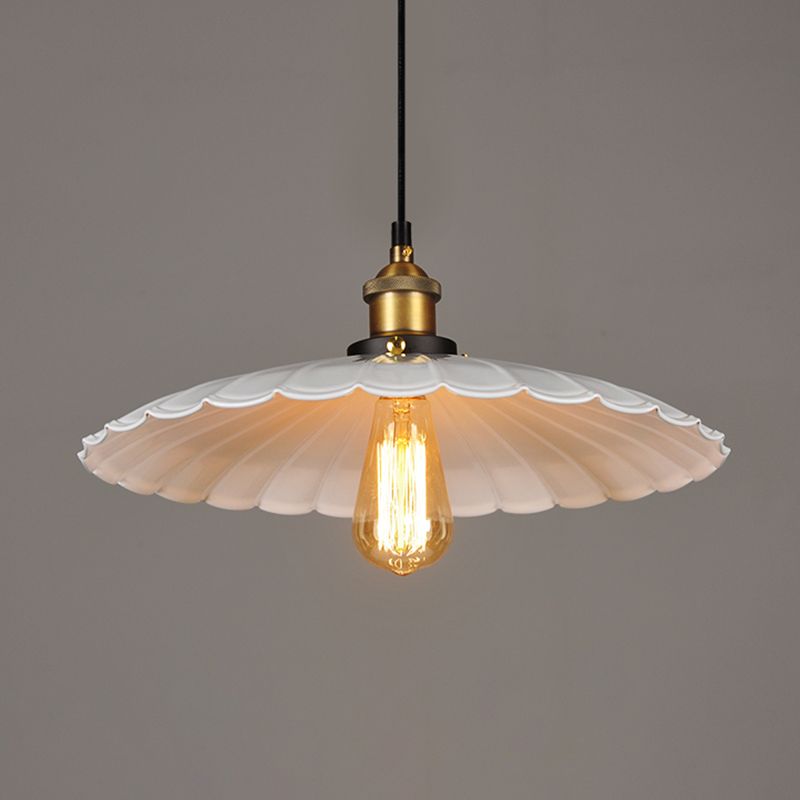 Lampada a sospensione di ferro a sospensione a sospensione industriale.