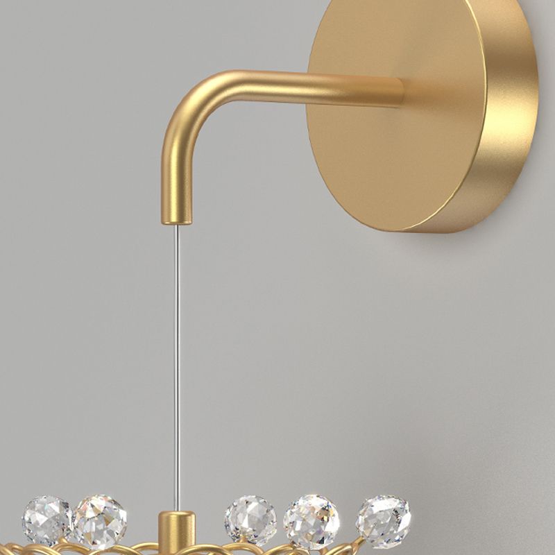 Ball Shape Glass Wall Light Modern Style Multi Lights Wall Mount Light