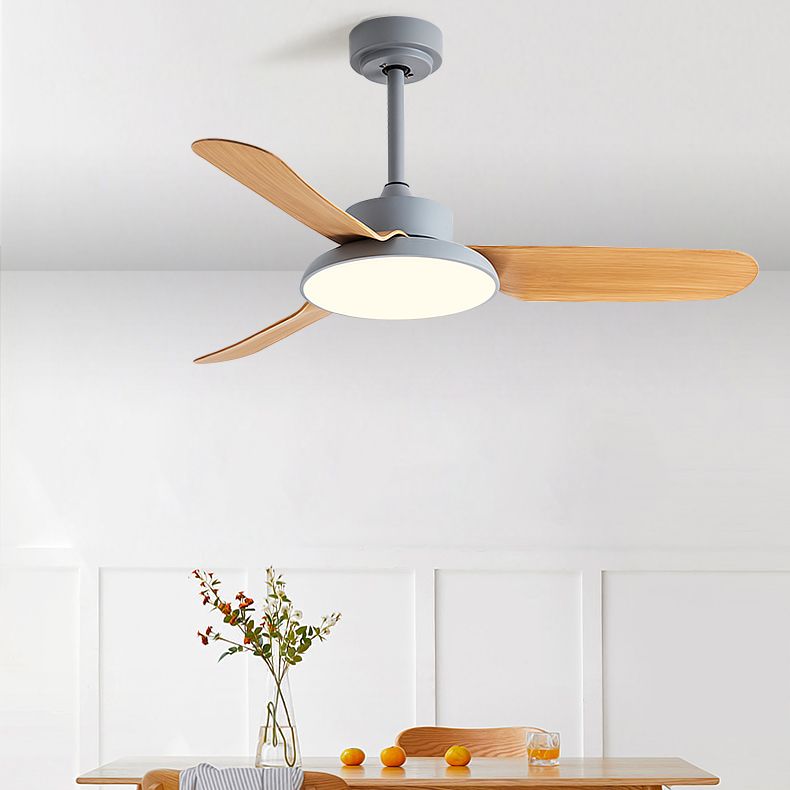 Unique Shape Metal Ceiling Fan Lighting Kids Style Single Light Ceiling Fan Lamp