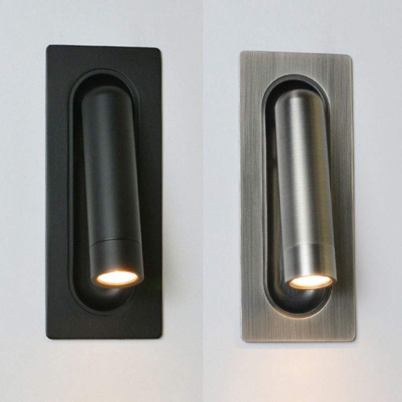 Modern Aluminum Wall Mount Lamp Bedroom Wall Lighting Fixture with 1 Spotlight